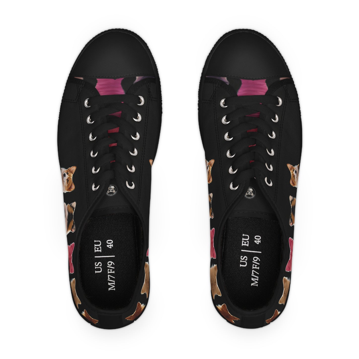 Corgi Reflection - Women's Low Top Sneakers