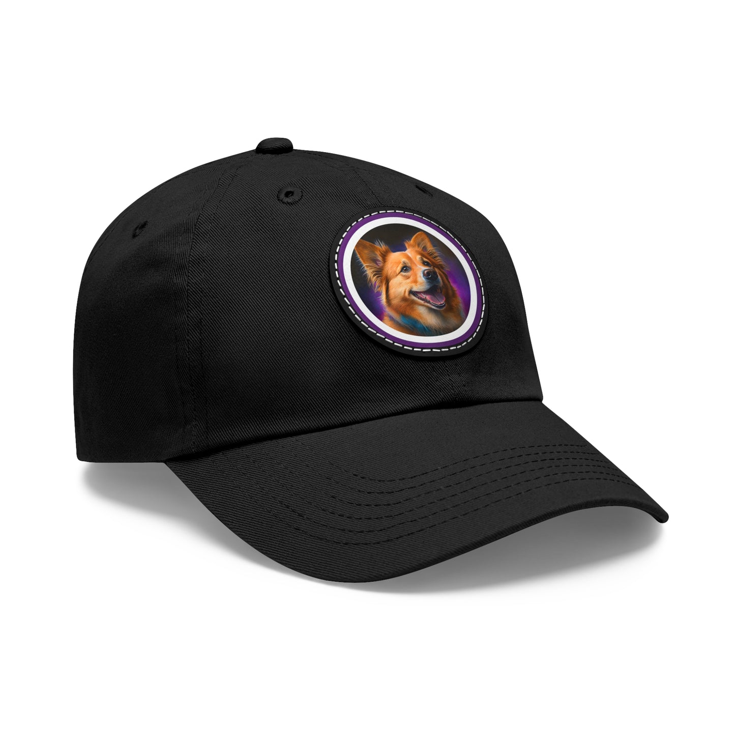 Golden Corgi - Cap with Leather Patch