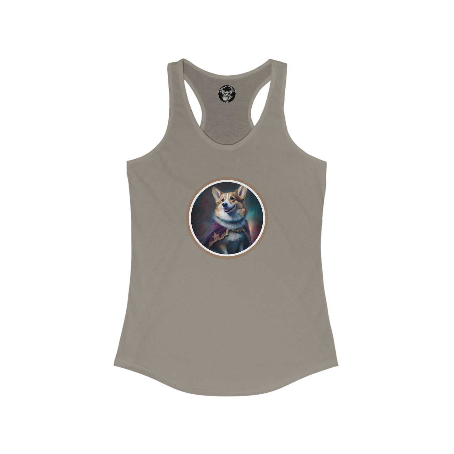 Corgi Royalty - Racerback Tank