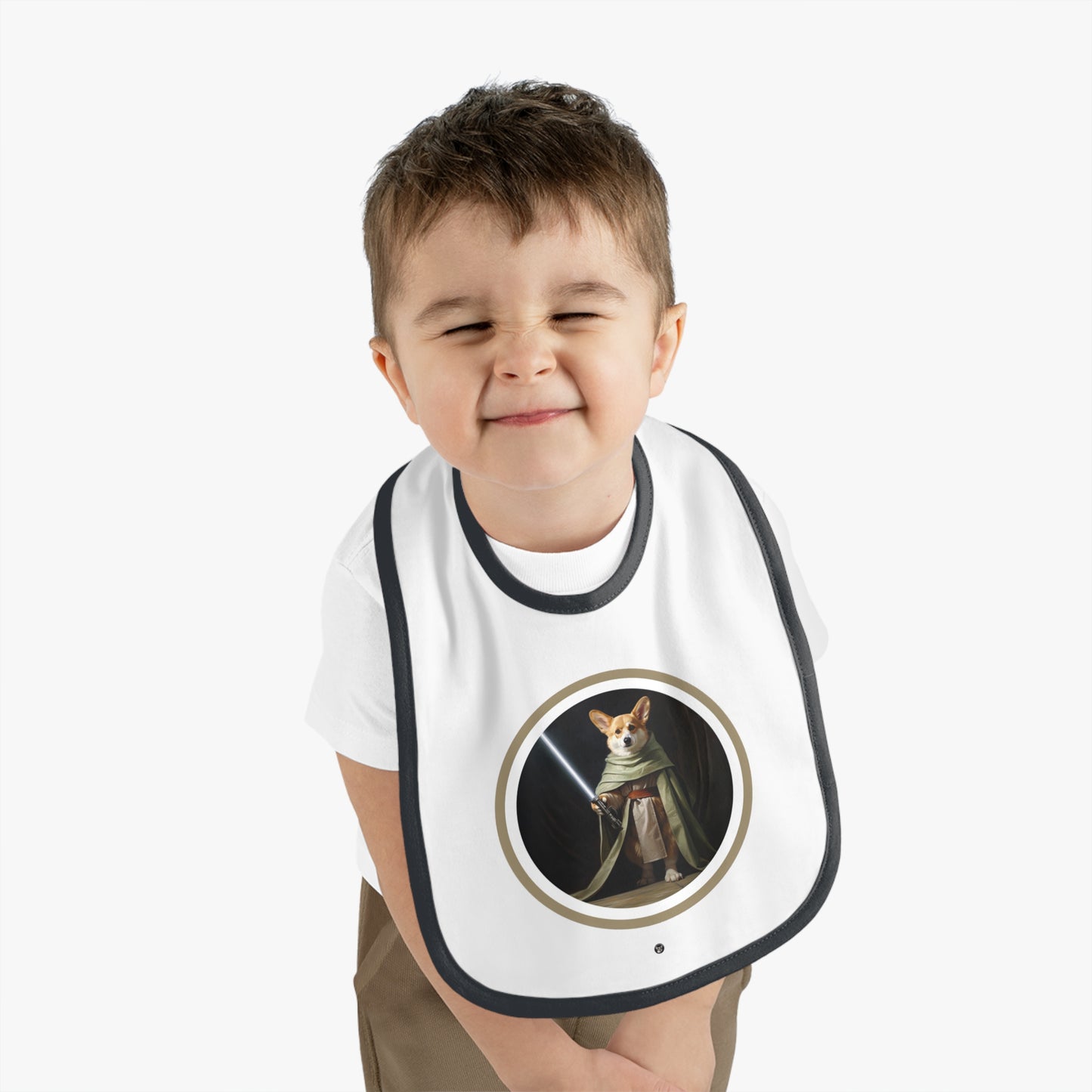 Jedi Corgi - Baby Bib