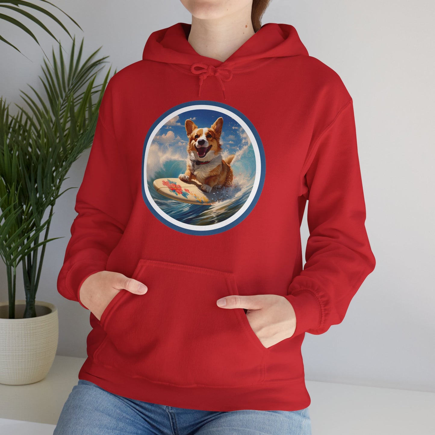 Cowabunga Corgi - Hoodie