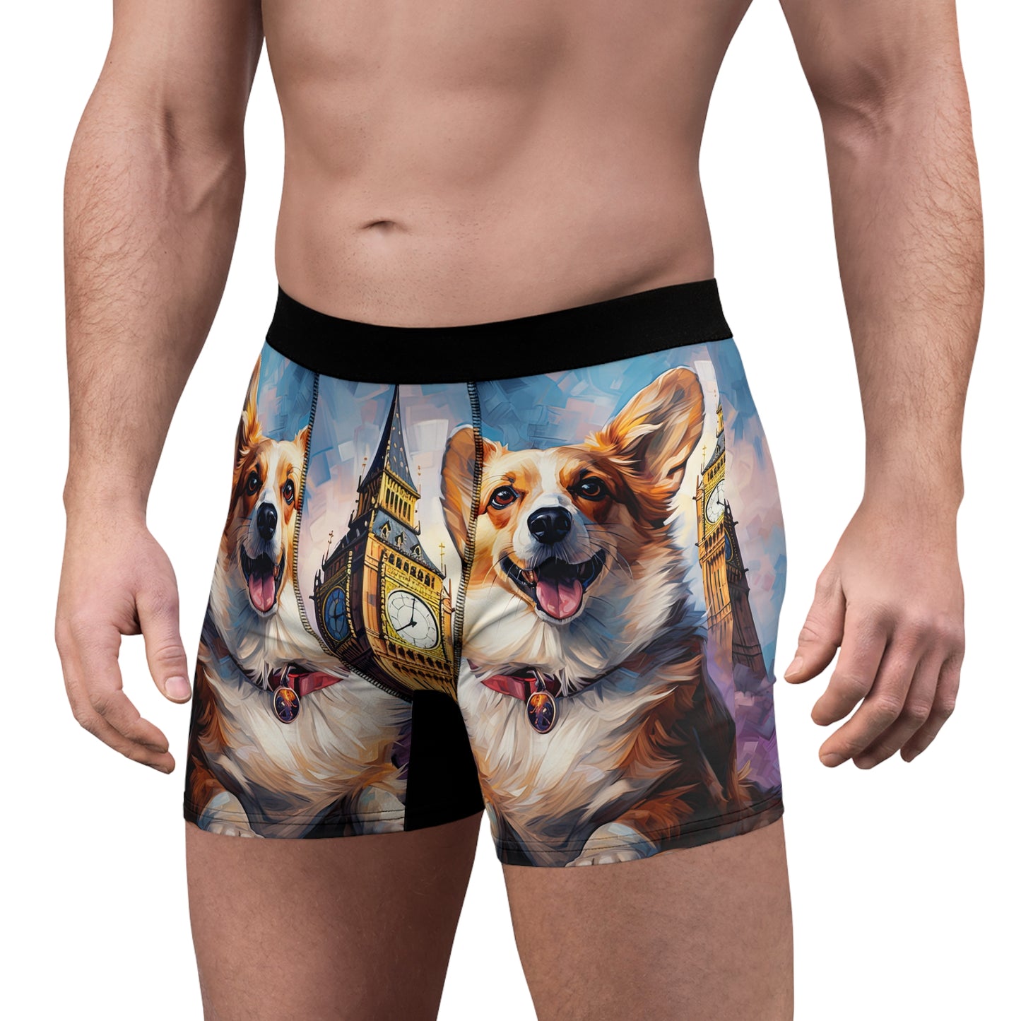 Corgi and Ben Boxer Briefs