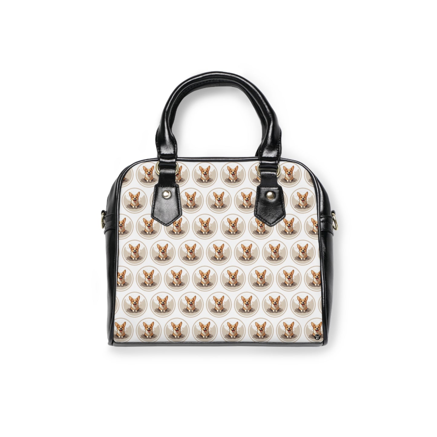 Corgi Cuteness Mosaic - Handbag w/Removable Shoulder Strap