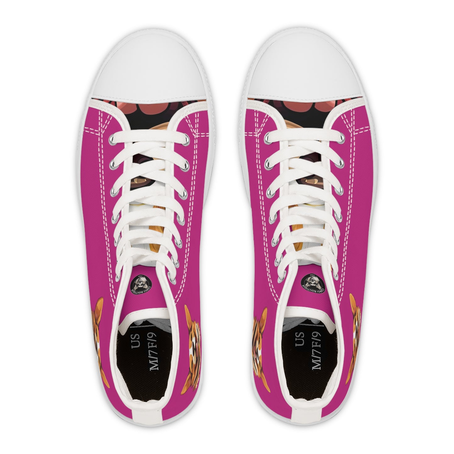 Puppy Love - Women's High Top Sneakers
