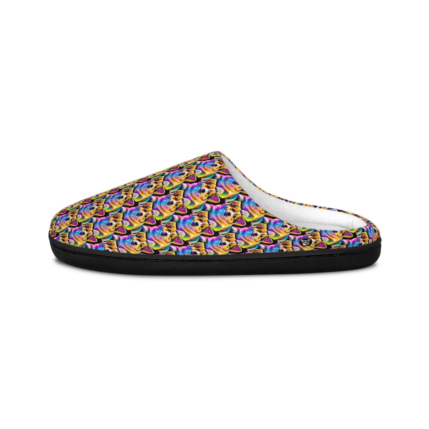 Colorful Corgi Mosaic - Men's Slippers