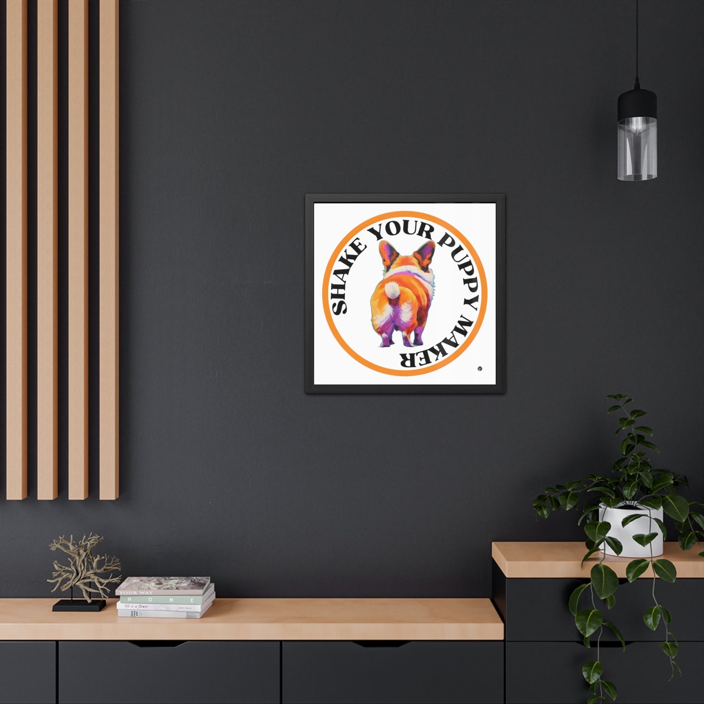 Shake Your Puppy Maker - Framed Print