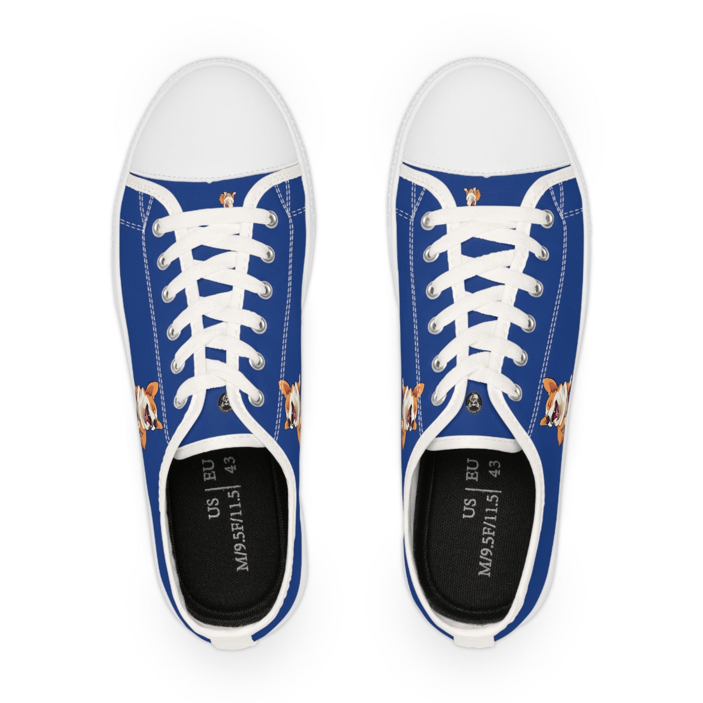 Comical Corgi - Men's Low Top Sneakers