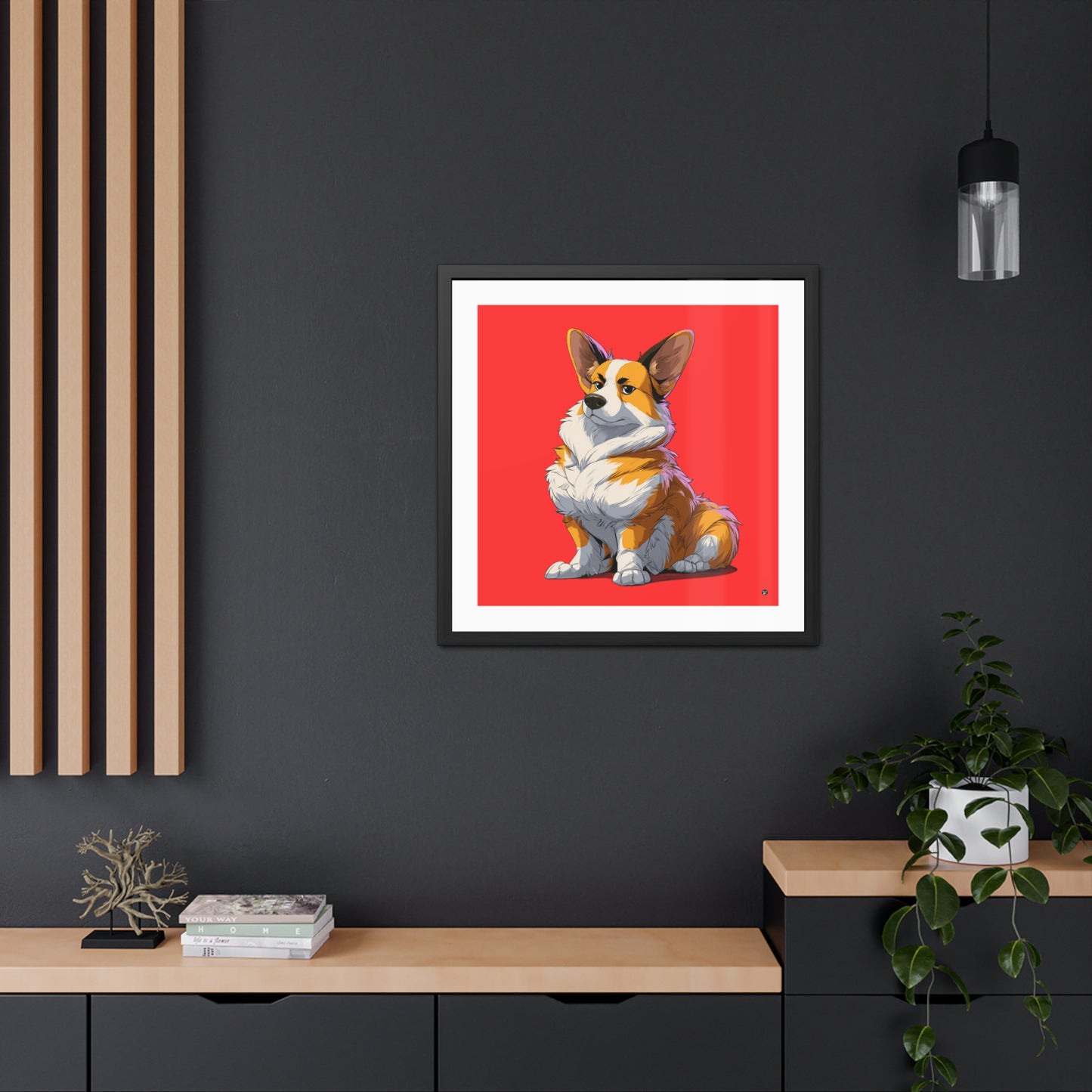 Boss Dog Framed Print