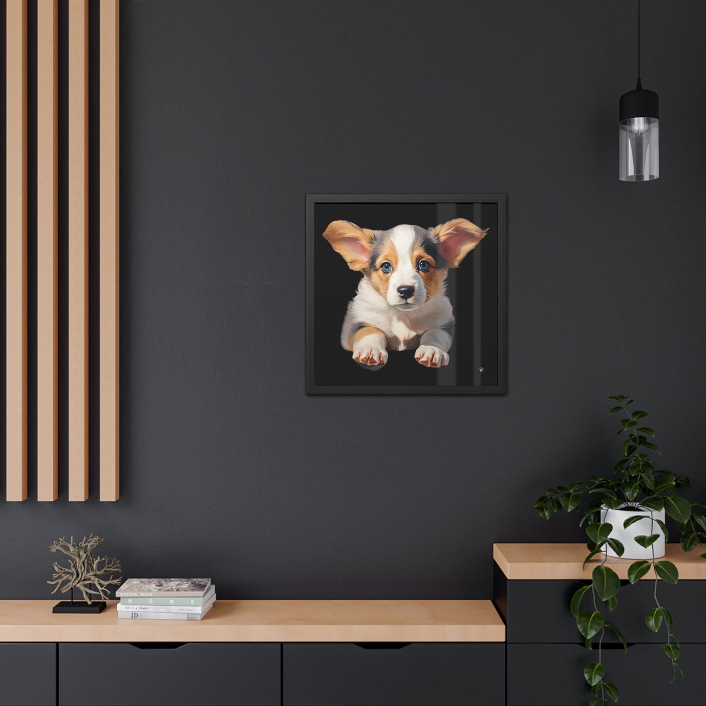 Puppy Portrait - Framed Print