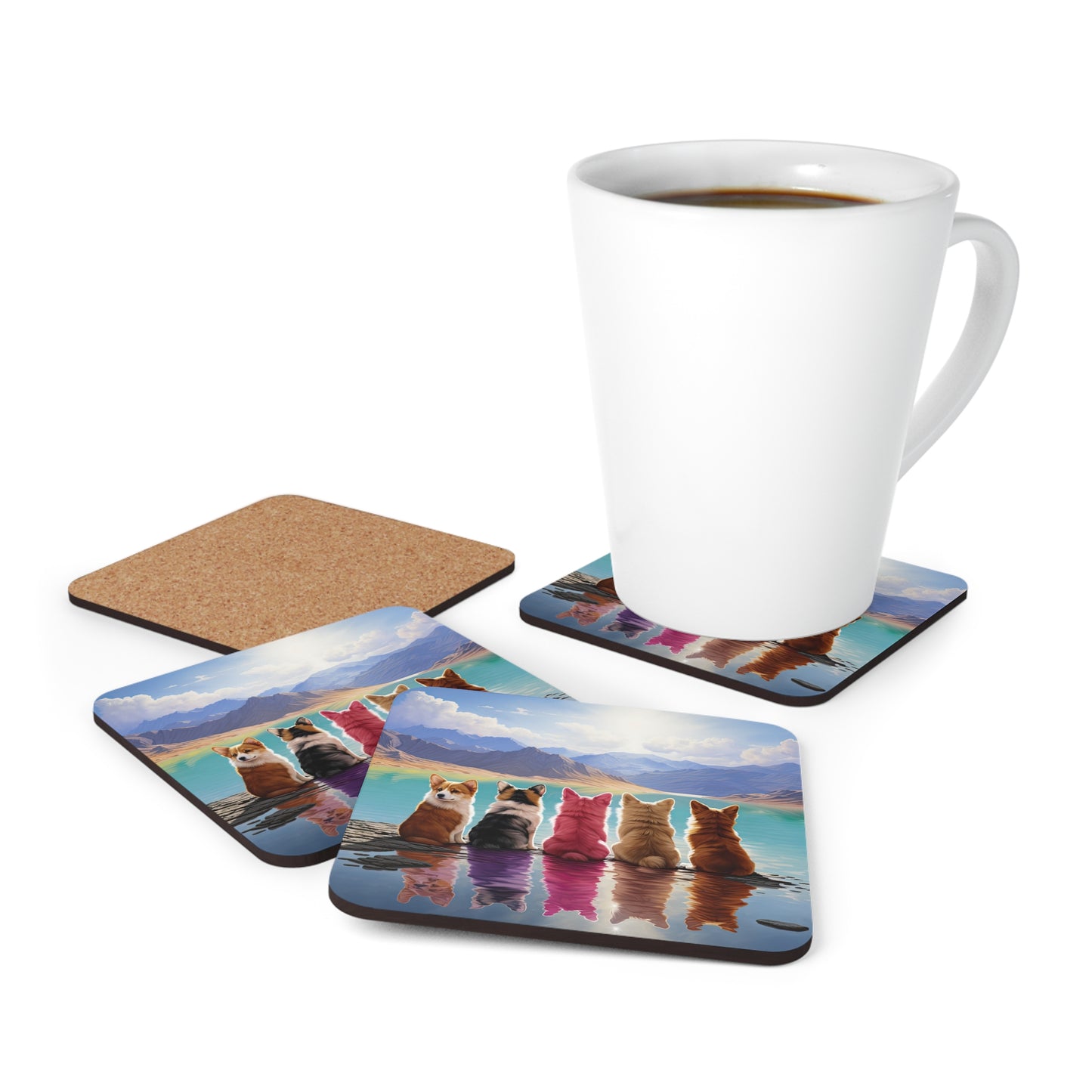 Corgi Lake - Coasters
