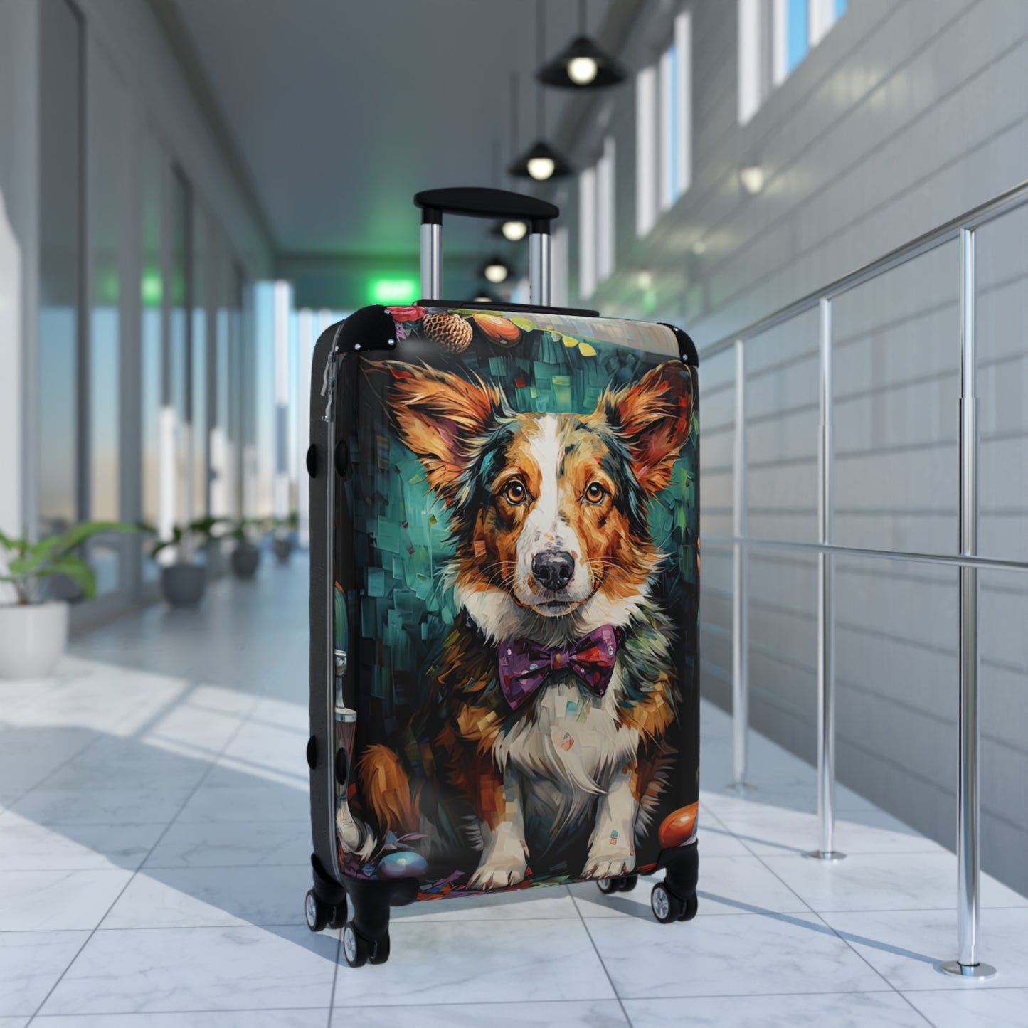 Formal Corgi - Suitcase