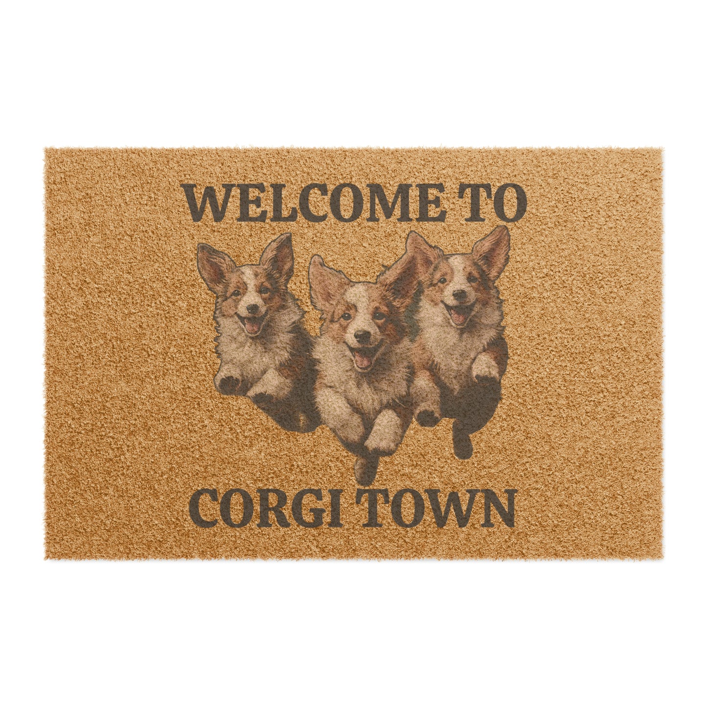 Corgi Town - Doormat