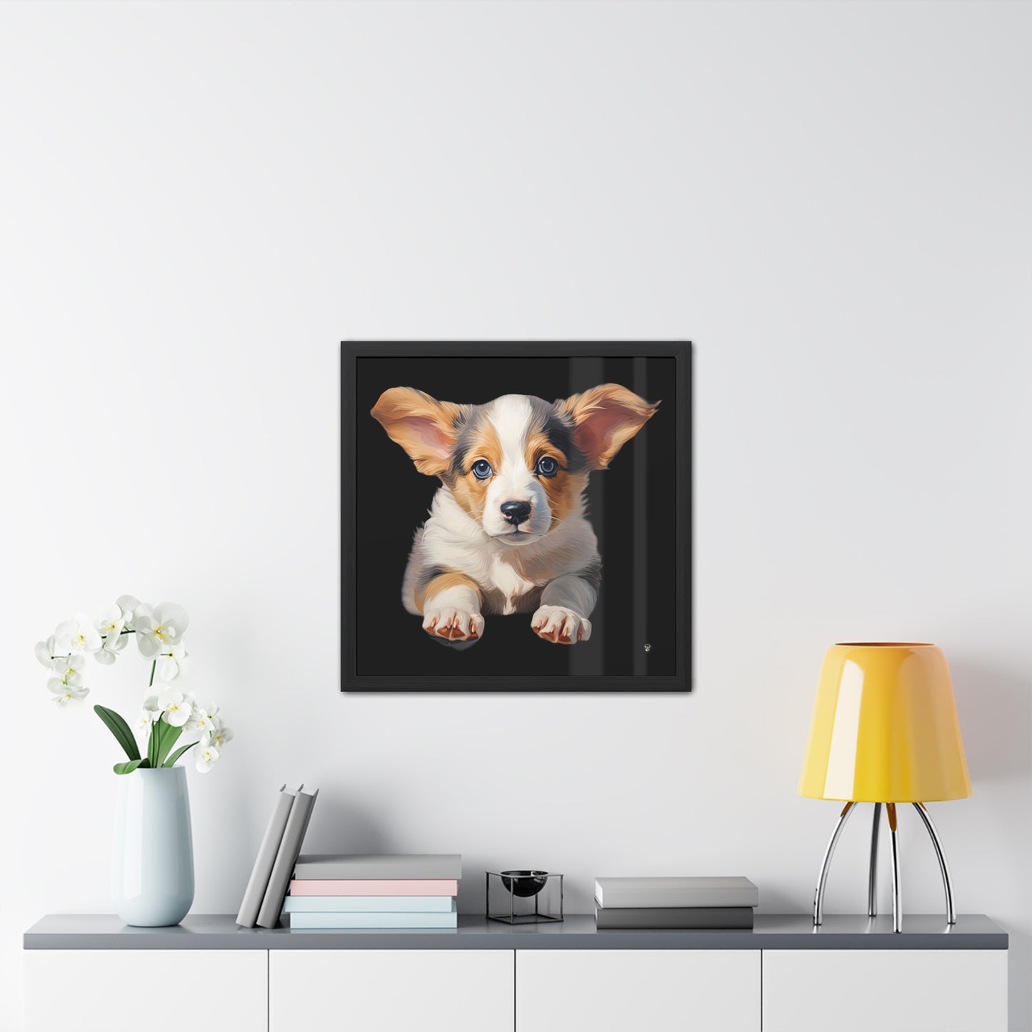 Puppy Portrait - Framed Print