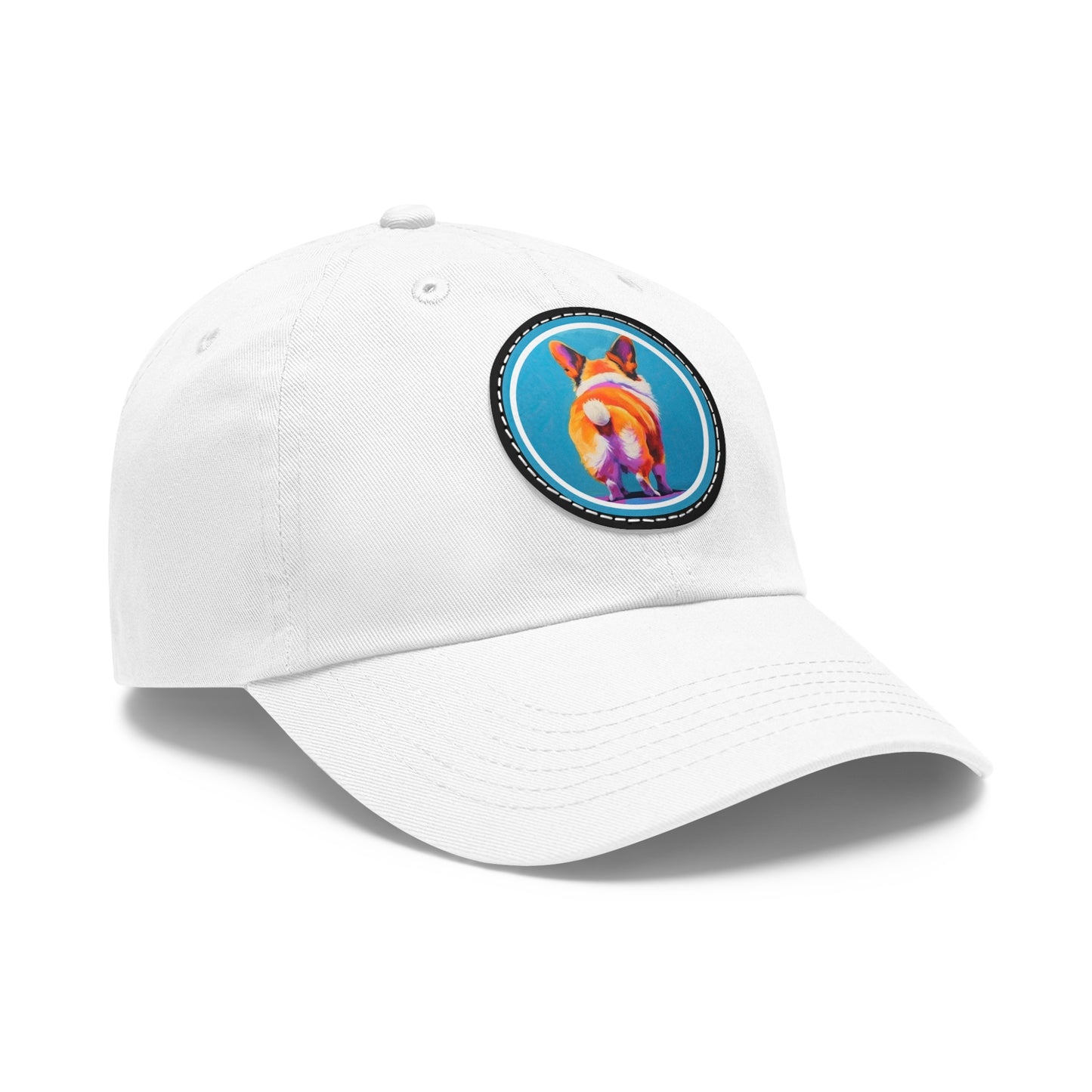Corgi Butt - Cap with Leather Patch