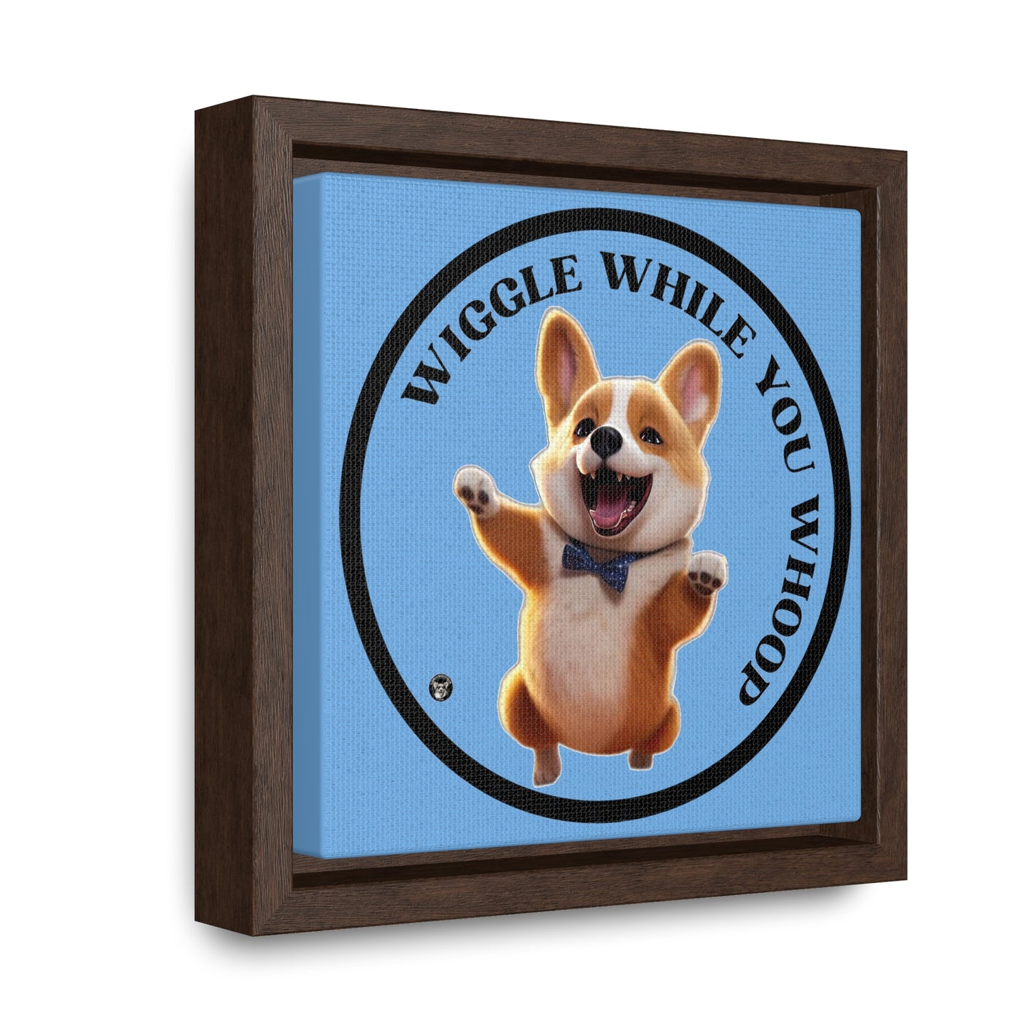 Wiggle While You Whoop - Framed on Canvas