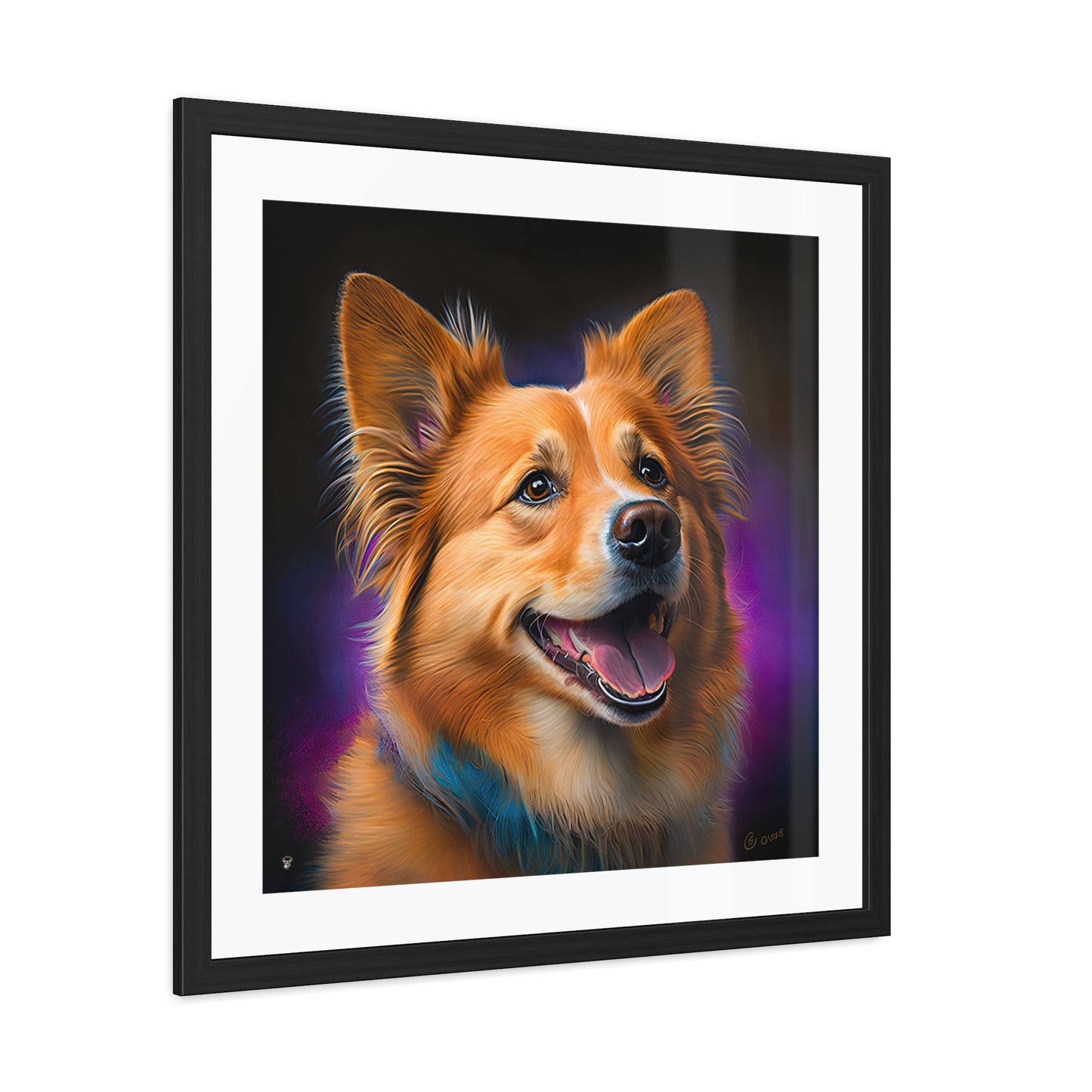 Golden Corgi - Framed Print