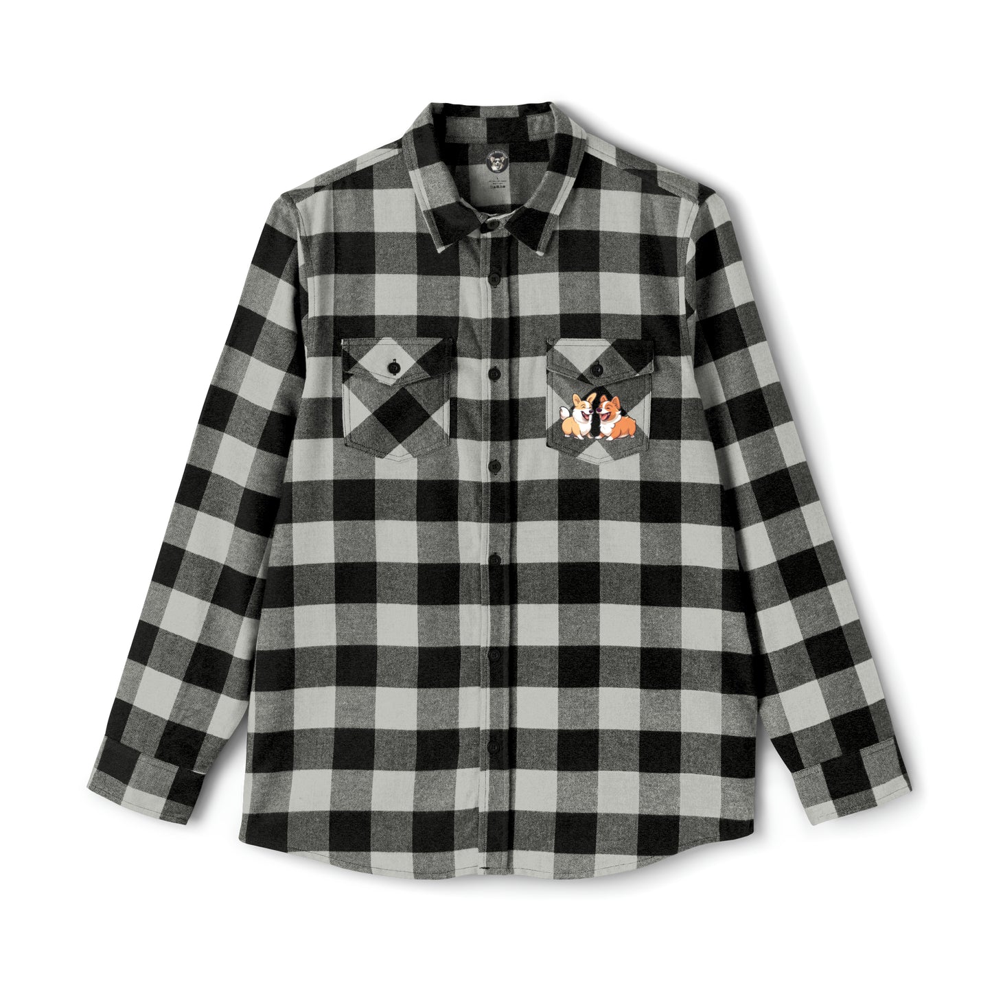 Corgi Couple - Flannel Shirt
