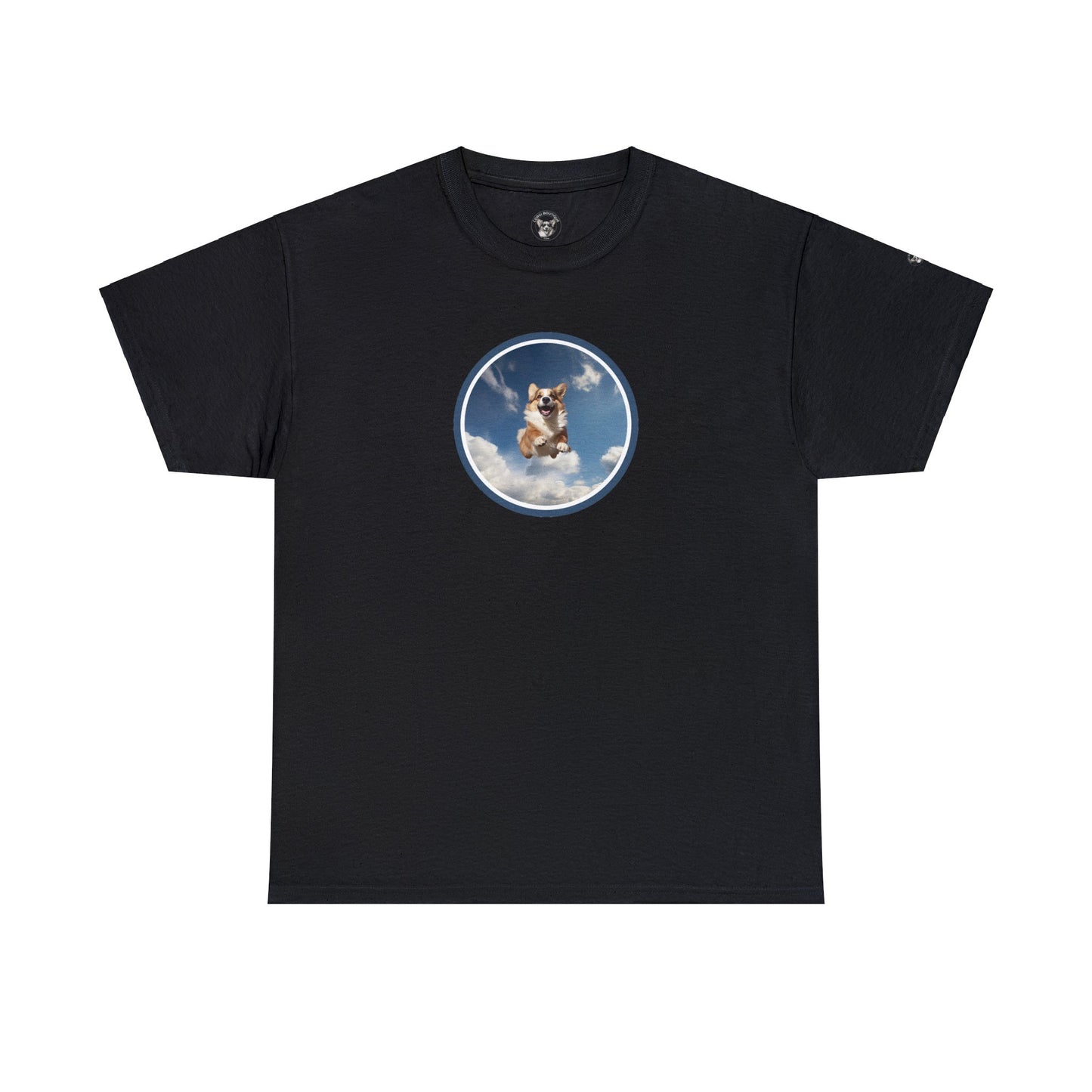Flying Corgi - Unisex Heavy Cotton Tee