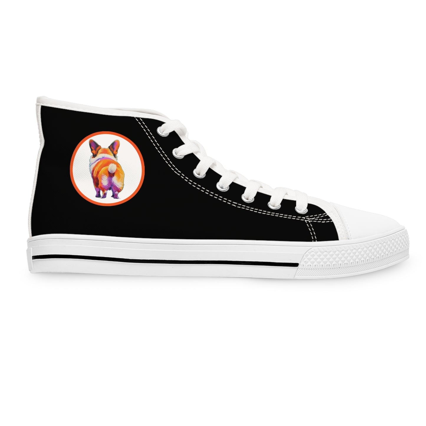 Corgi Butt - Women's High Top Sneakers