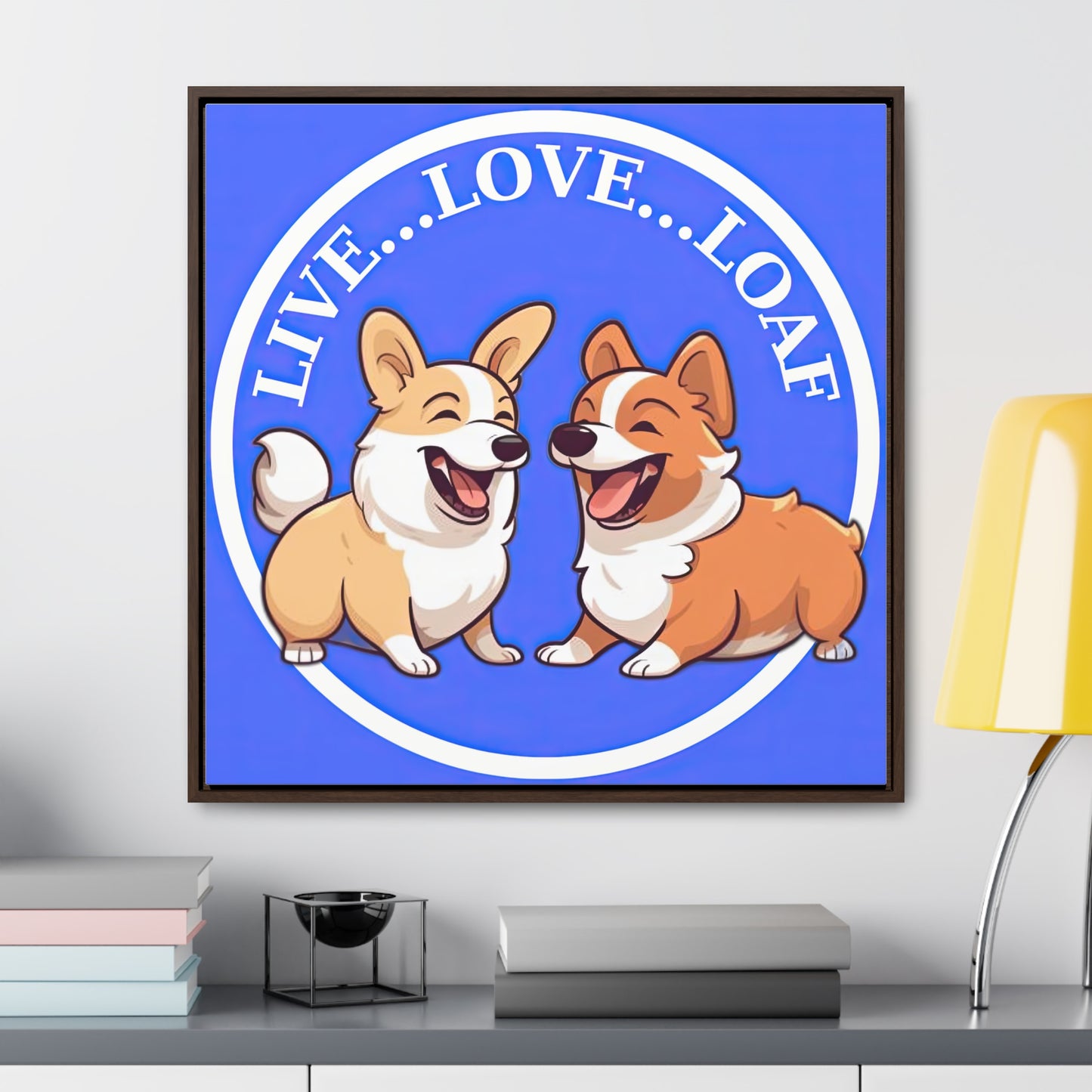 Live...Love...Loaf - Framed on Canvas