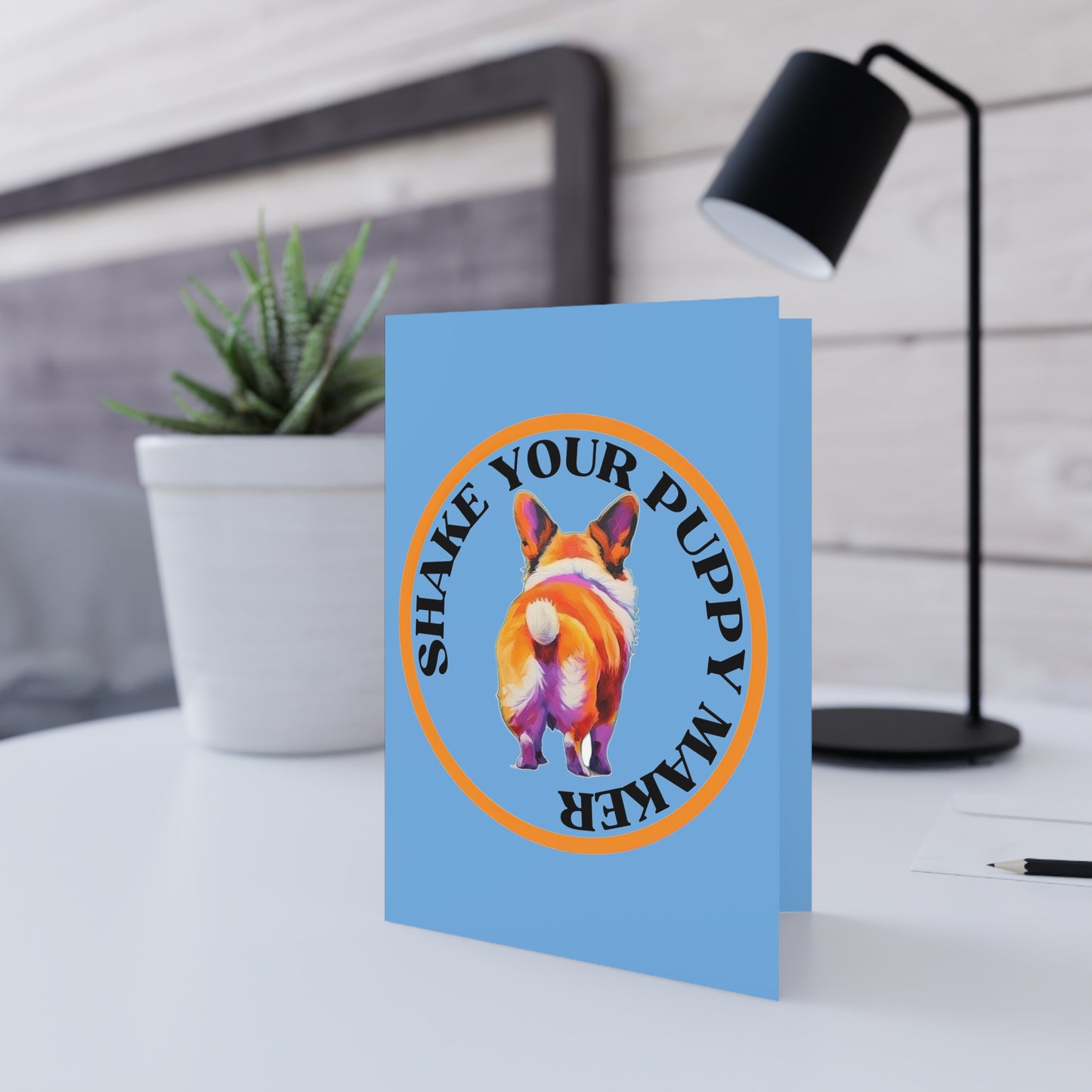 Shake Your Puppy Maker - Greeting Card