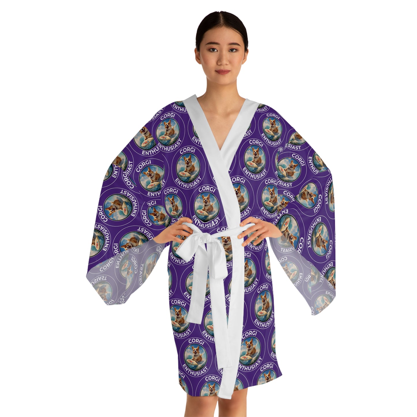 Corgi Enthusiast - Kimono Robe