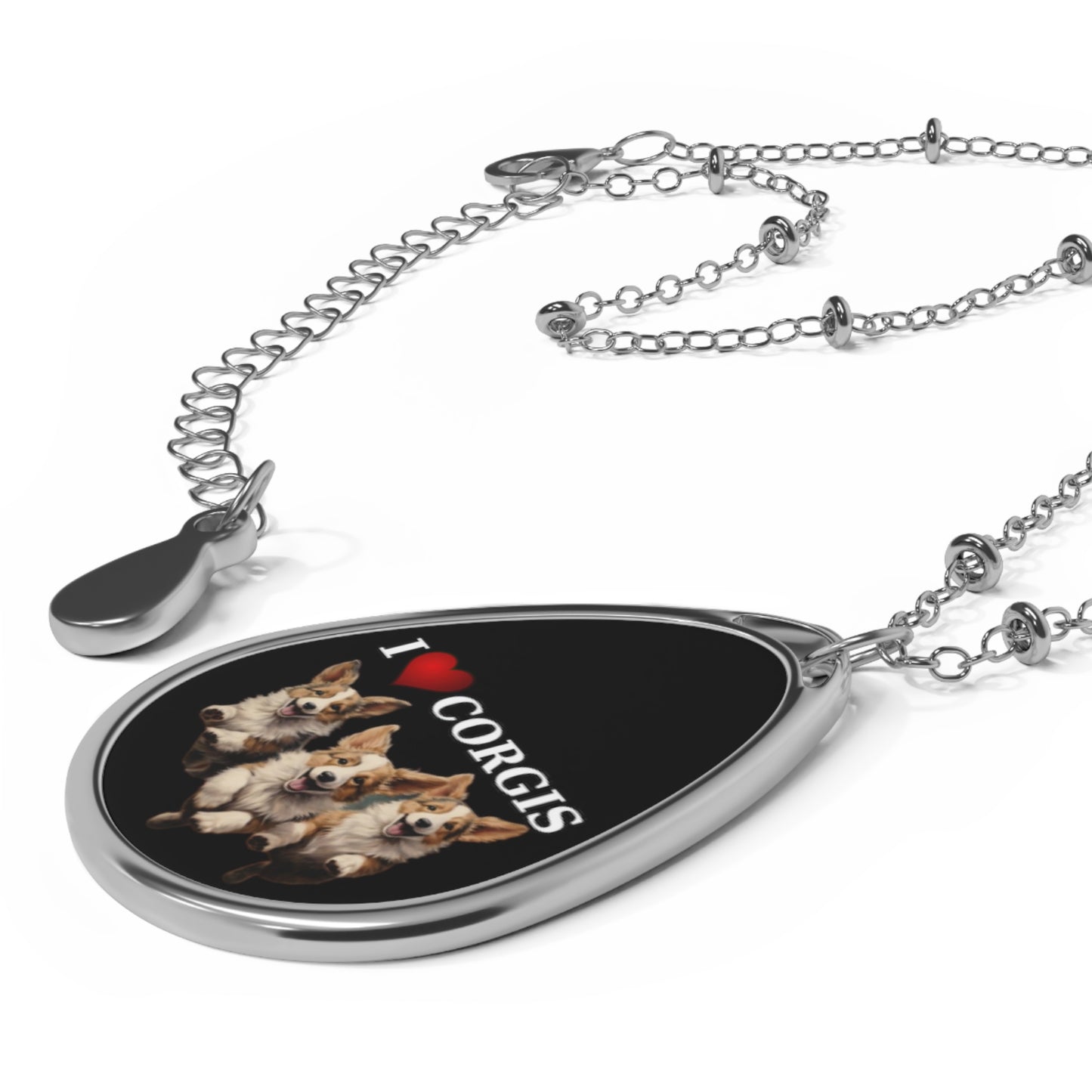 I Heart Corgis - Necklace