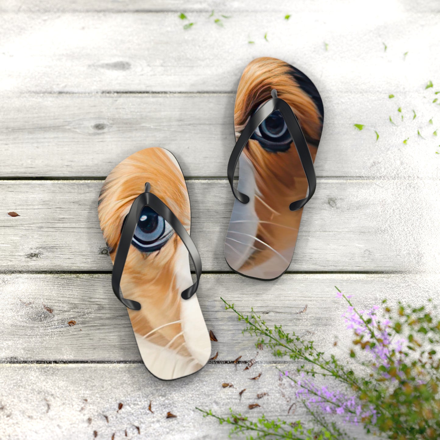 Puppy Dog Eyes Flip-Flops