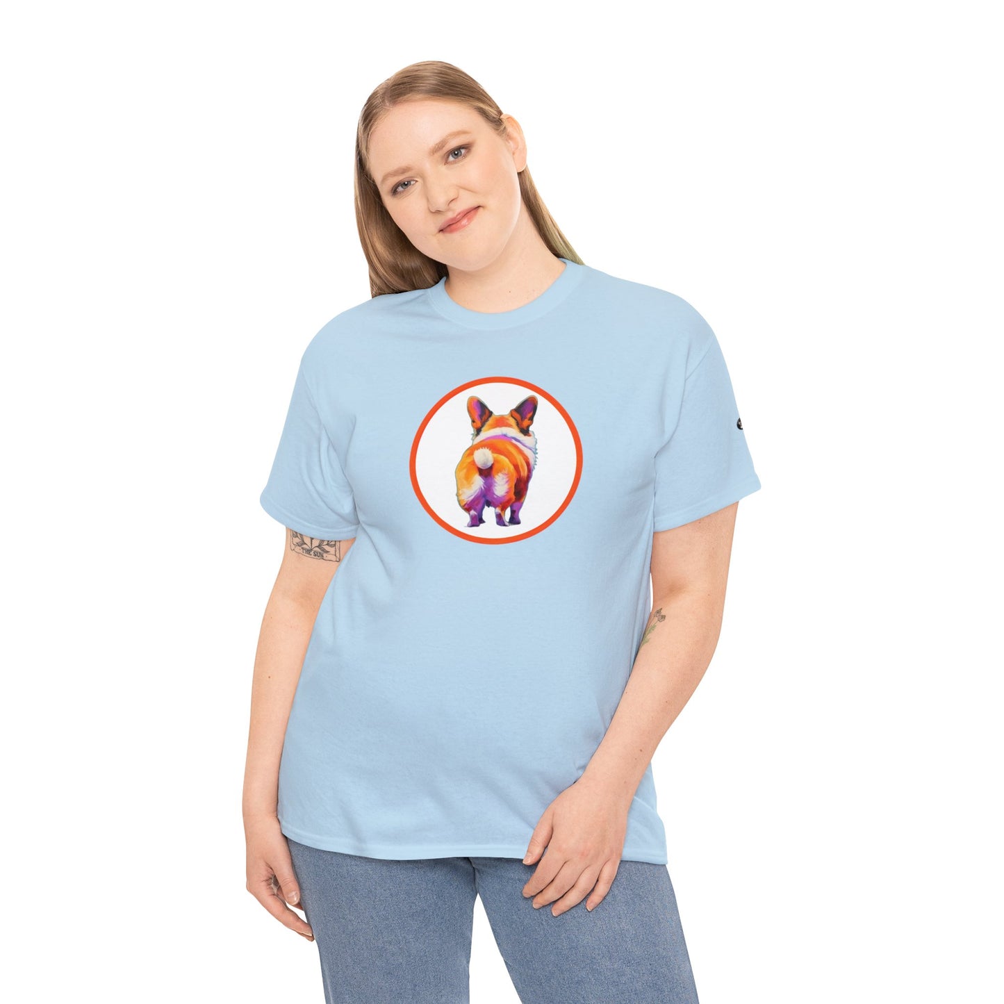 Corgi Butt - Unisex Heavy Cotton Tee
