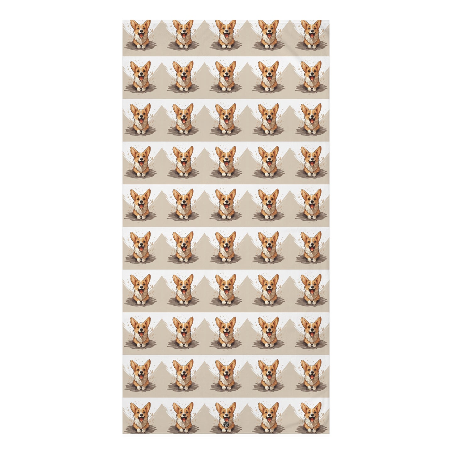 Corgi Cuteness Mosaic - Bath Towel
