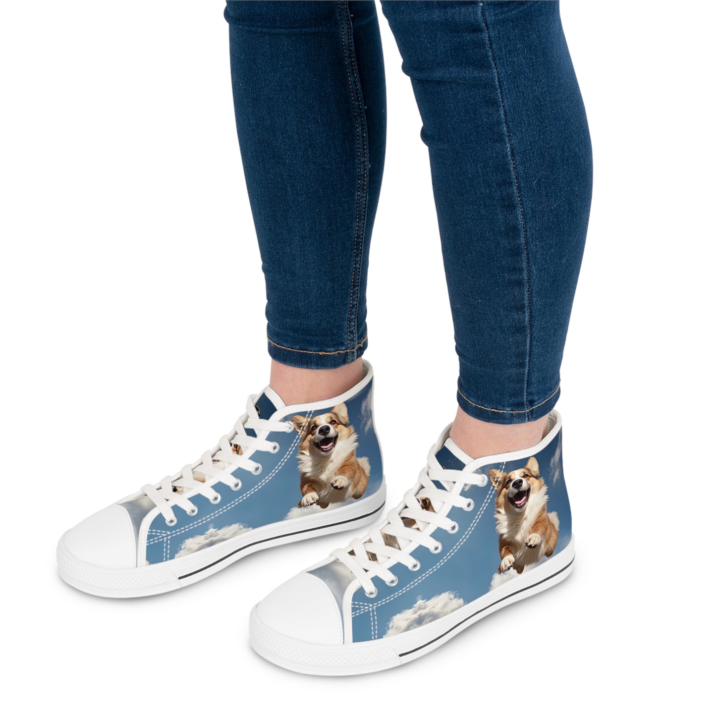 Super Corgi - Women's High Top Sneakers