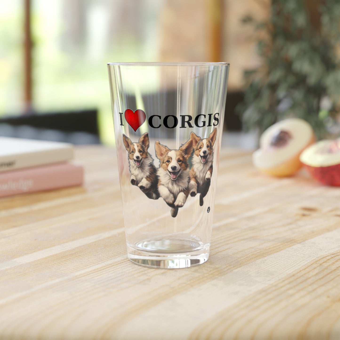 I Heart Corgis - Pint Glass
