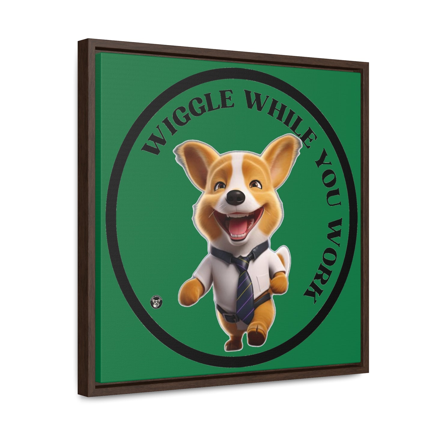 Wiggle While You Work - Framed on Canvas
