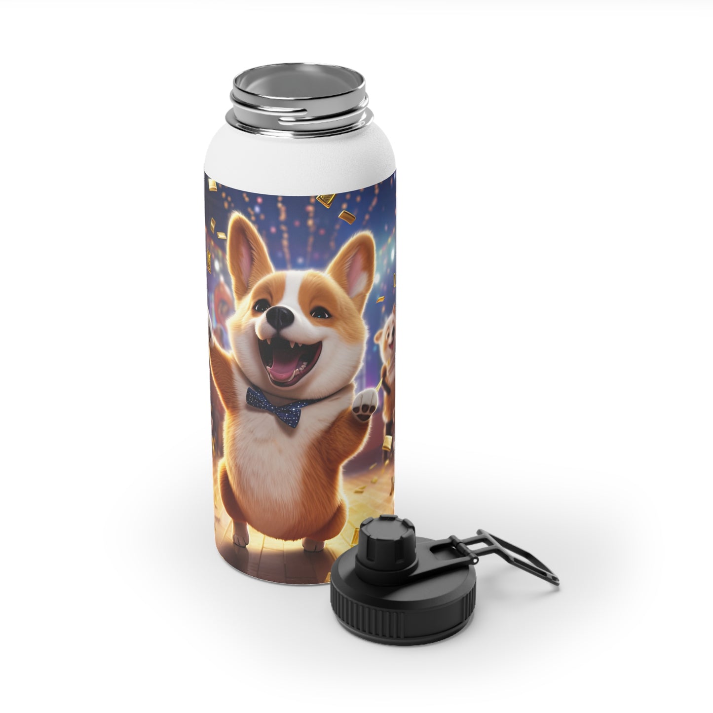 Party Pup - Water Bottle with Sport Lid