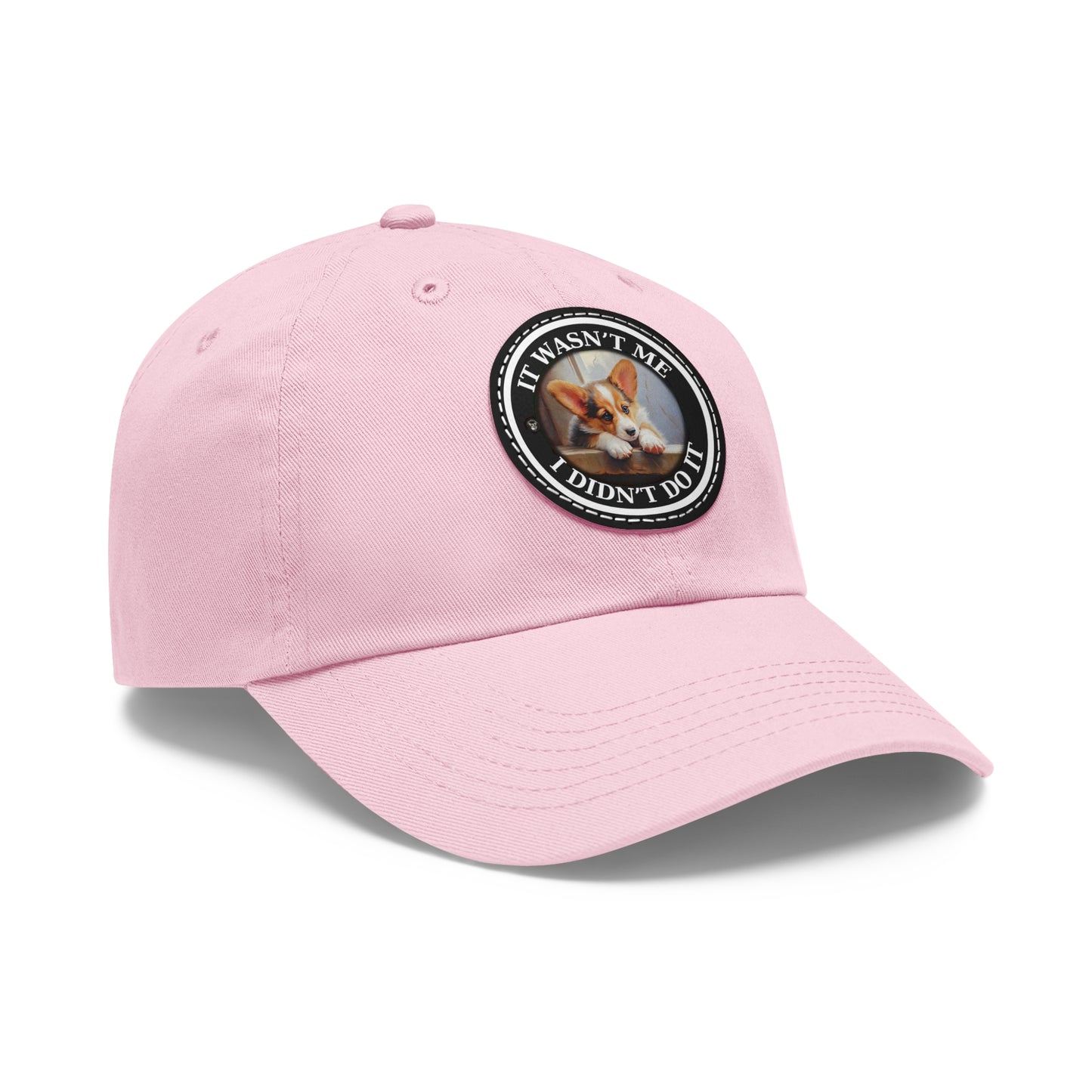 It Wasn't Me...I Didn't Do It - Cap with Leather Patch