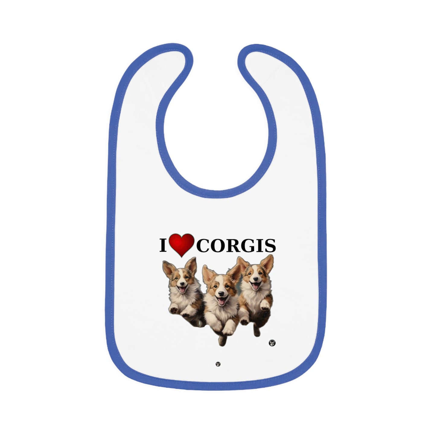 I Heart Corgis - Baby Bib