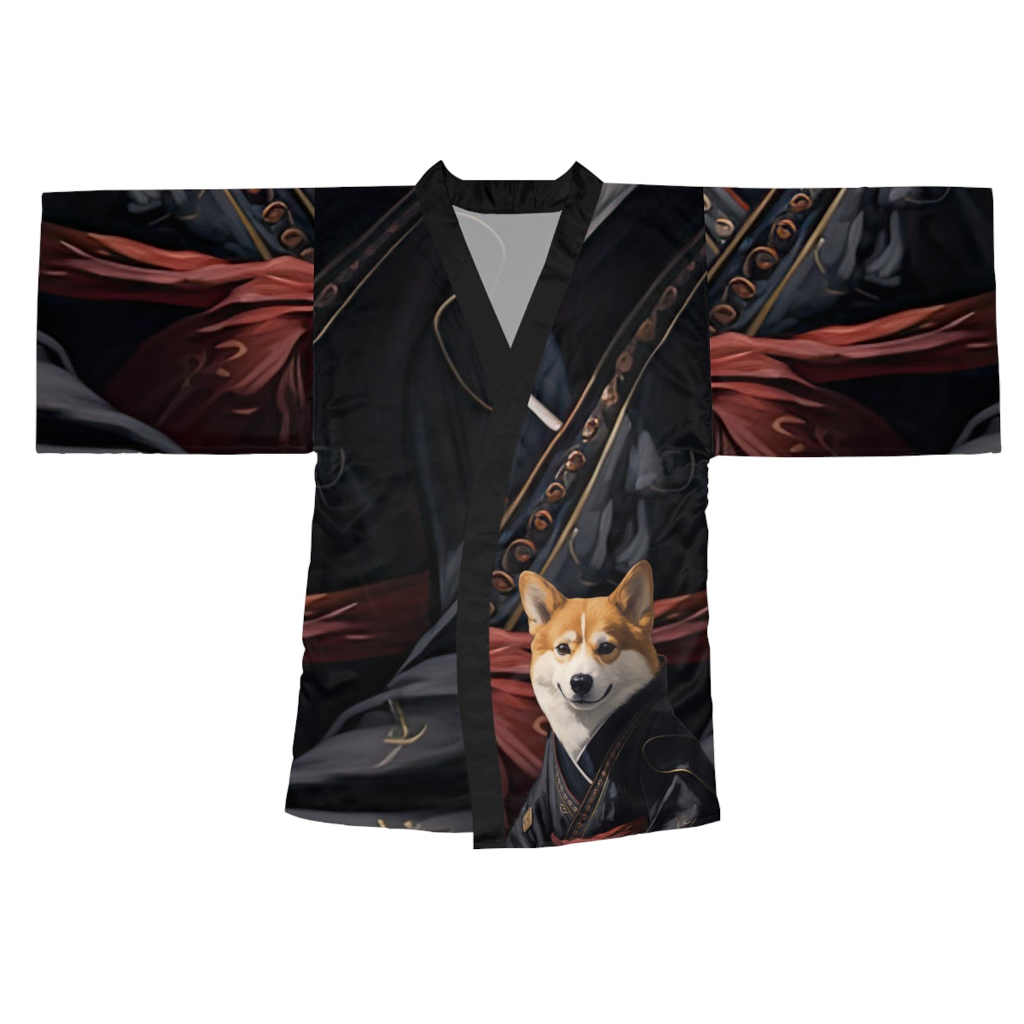 Ninja Corgi Kimono Robe