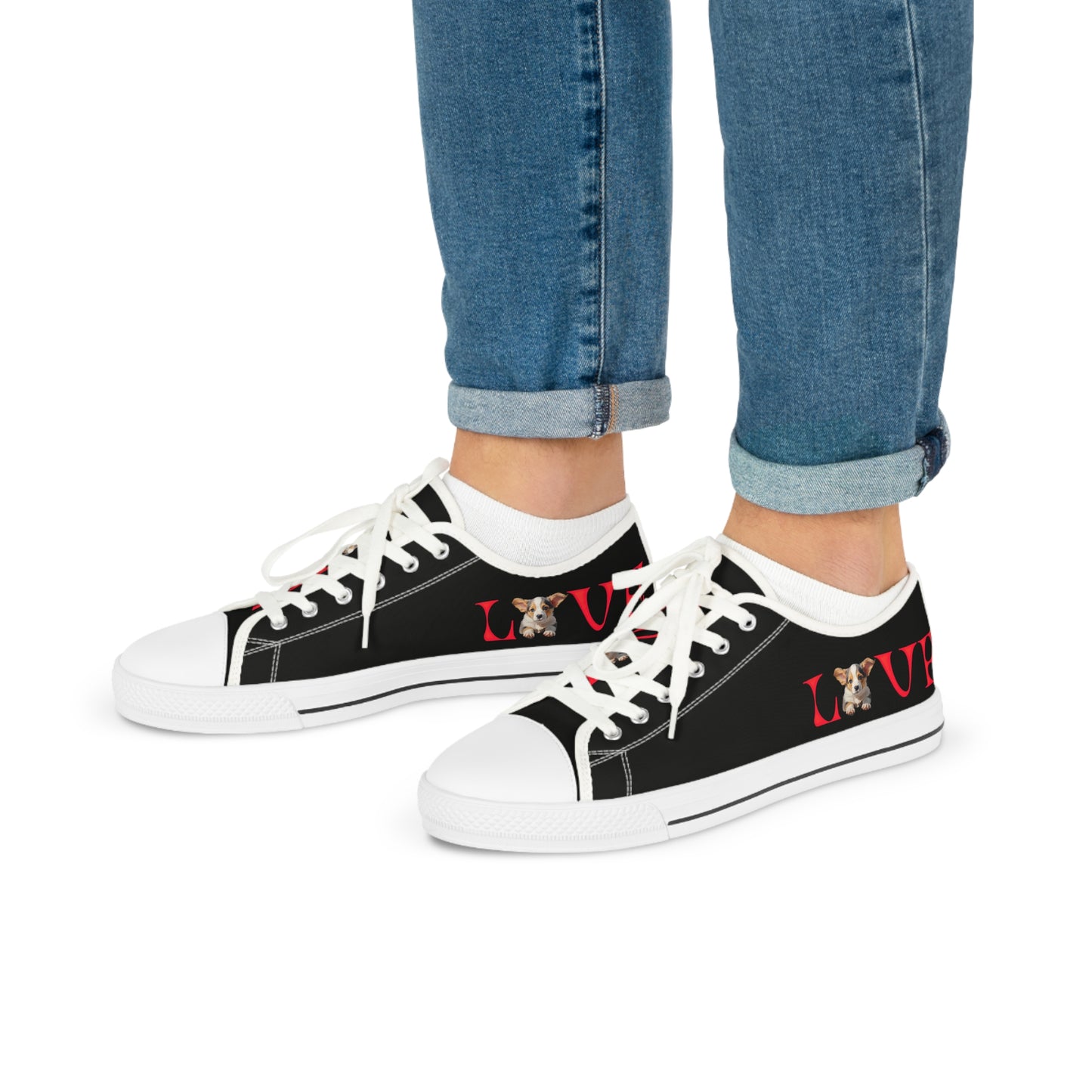 LOVE - Men's Low Top Sneakers