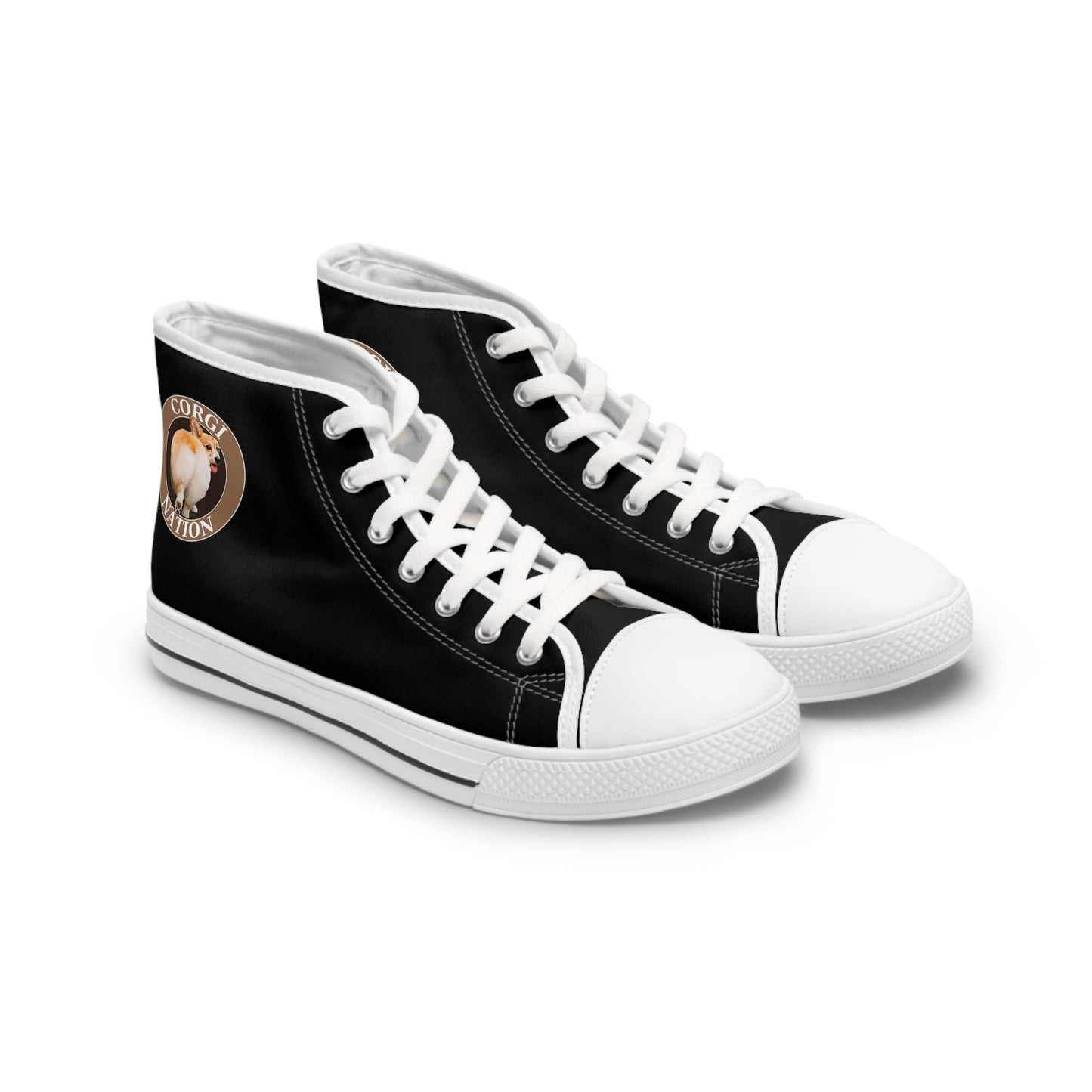 Corgi Nation - Women's High Top Sneakers