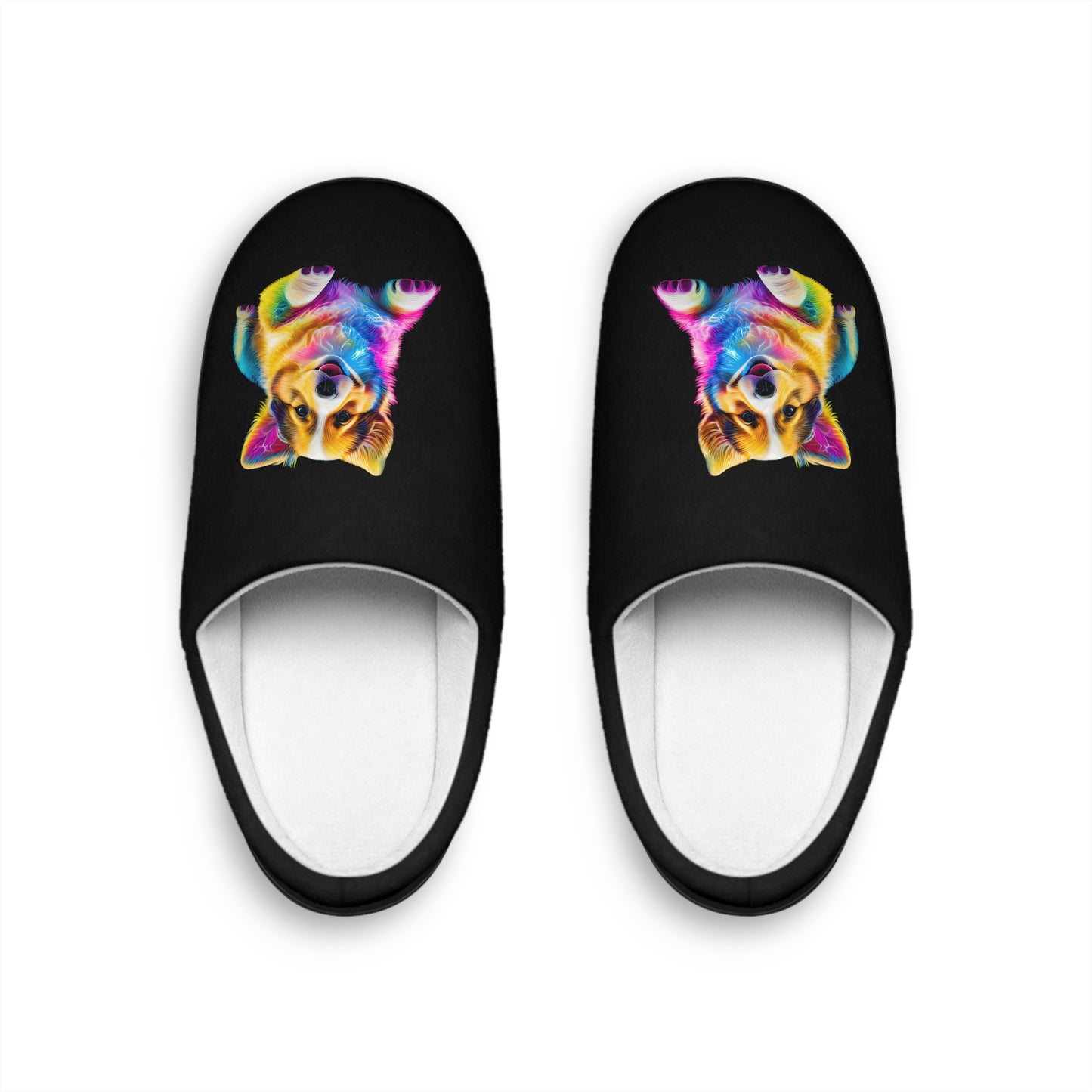 Colorful Corgi - Men's Slippers