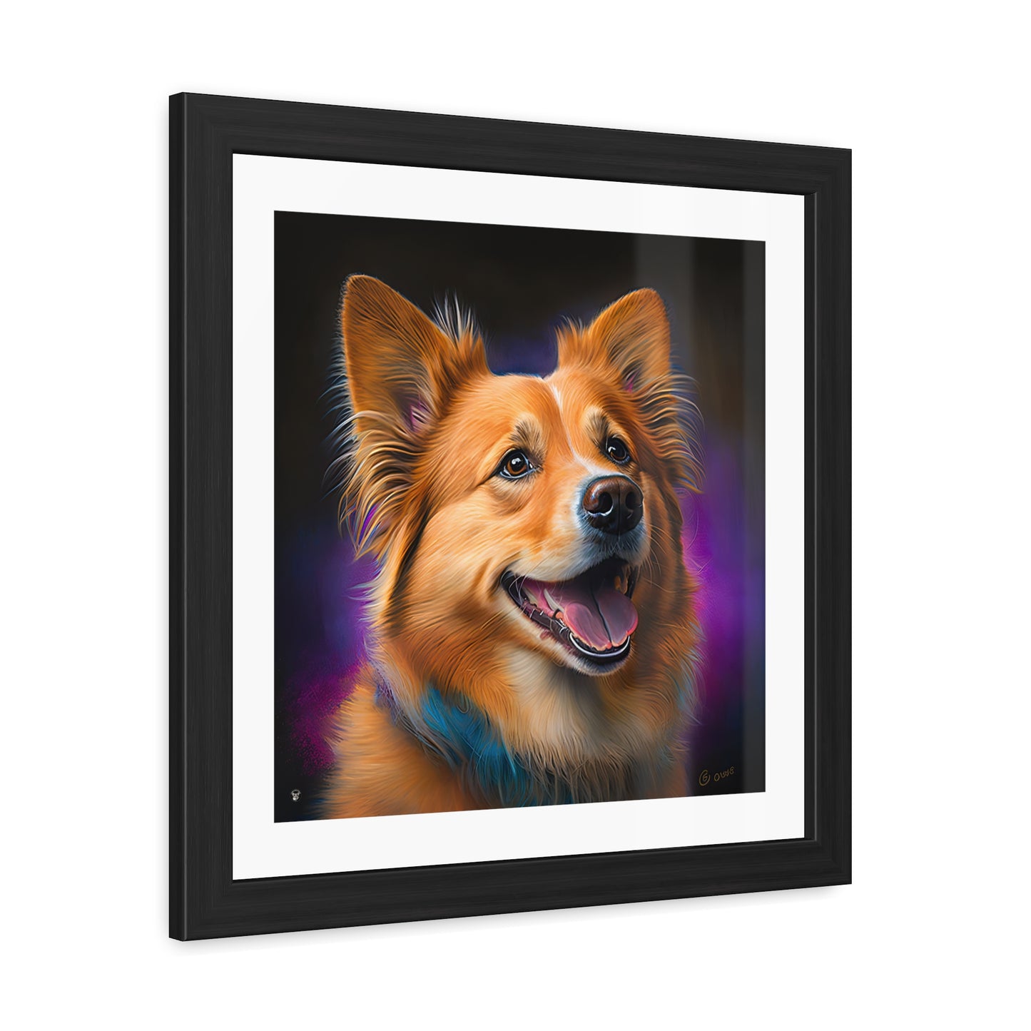 Golden Corgi - Framed Print