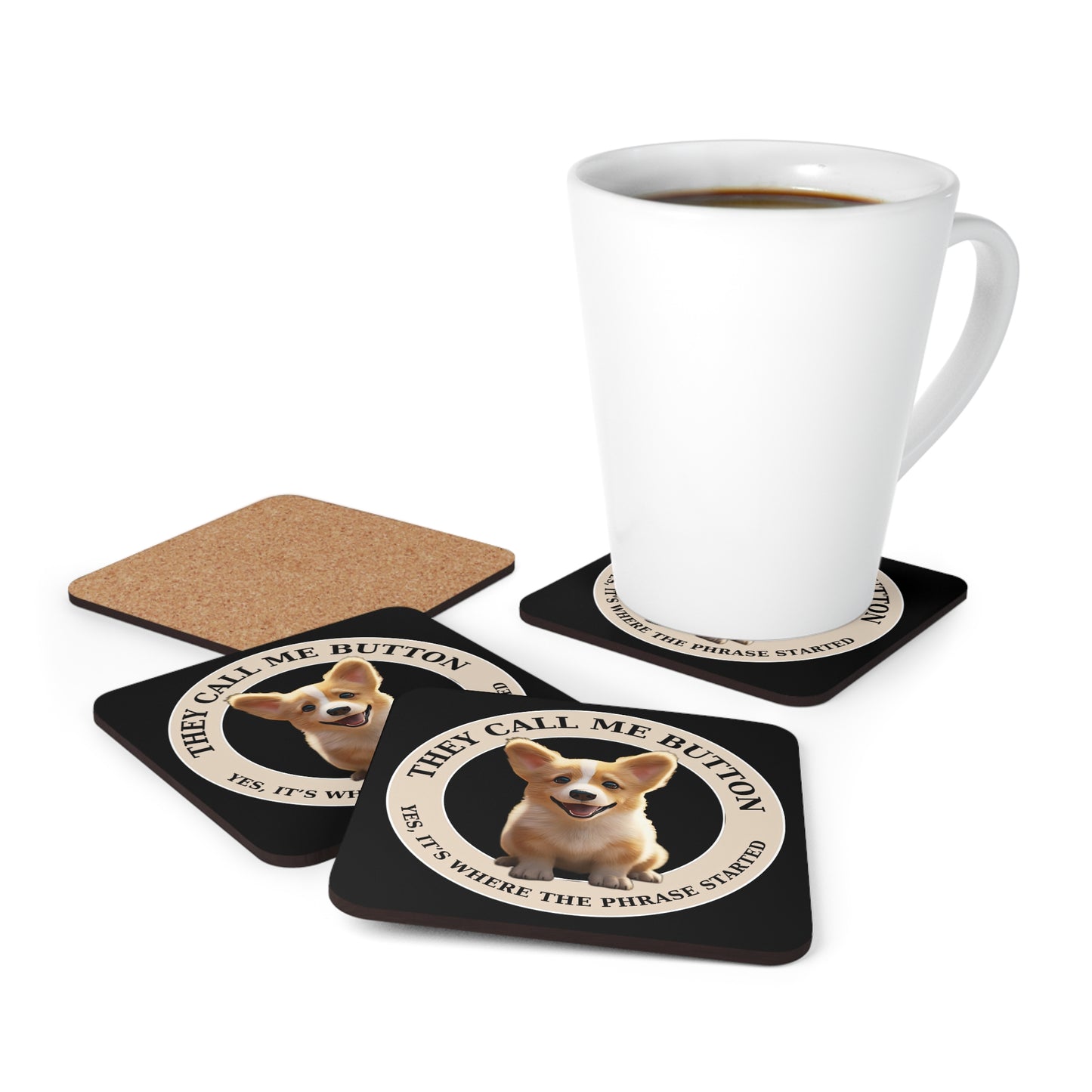 Cute as a Button - Coasters