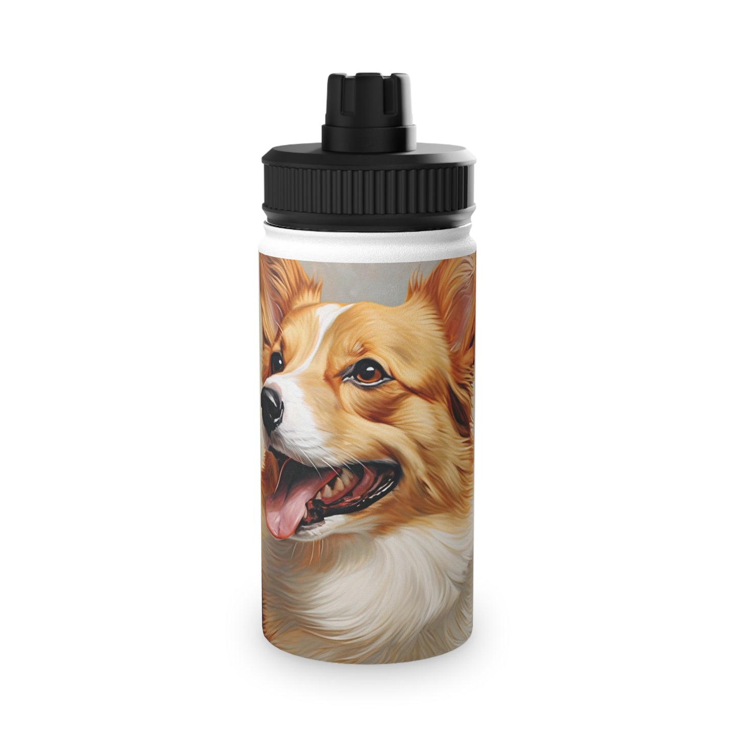 Pembroke Portrait - Water Bottle with Sport Lid