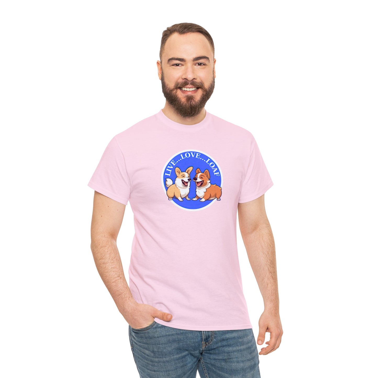Live...Love...Loaf - Unisex Heavy Cotton Tee