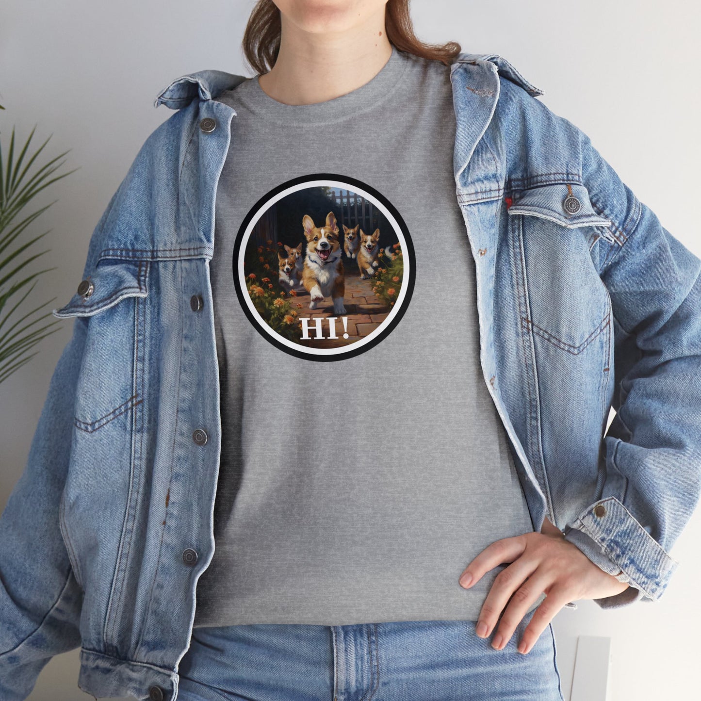Hi! - Unisex Heavy Cotton Tee