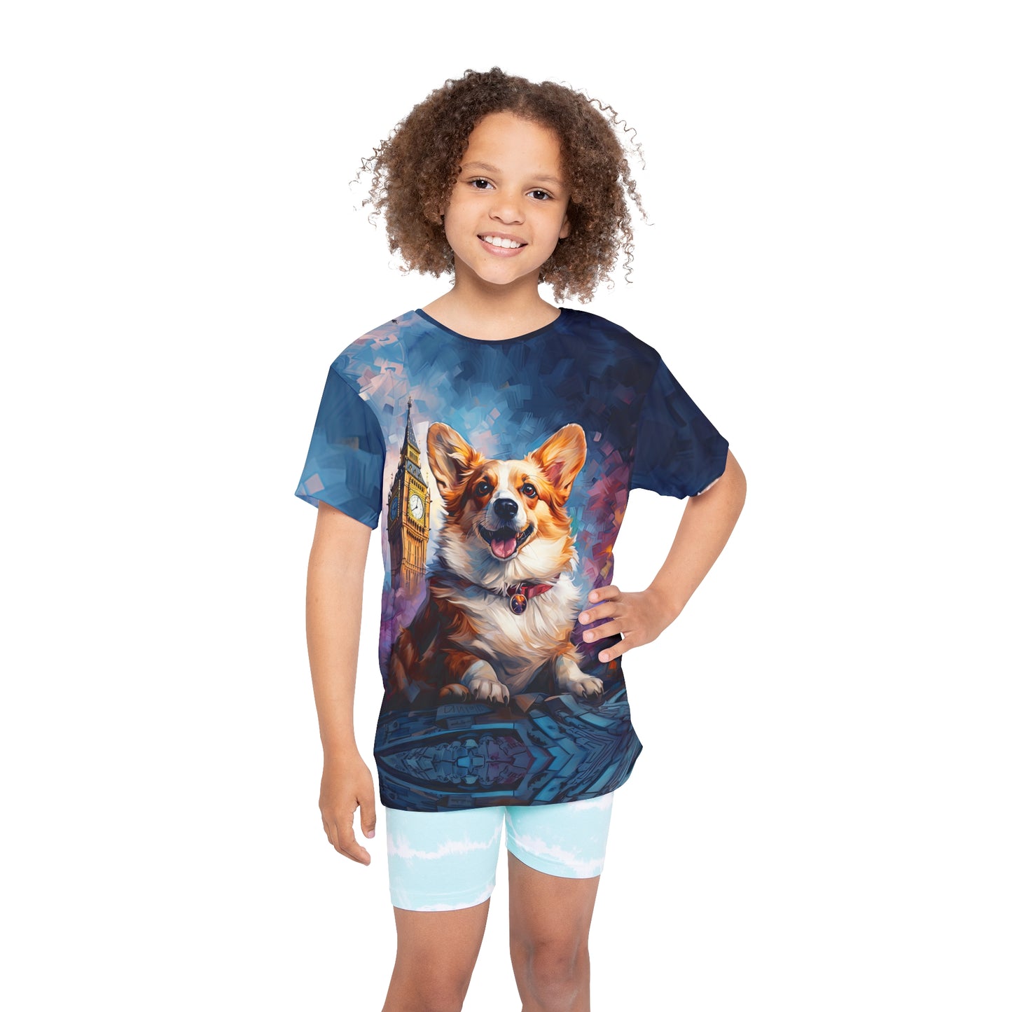 Corgi & Ben Kid's Sports Tee