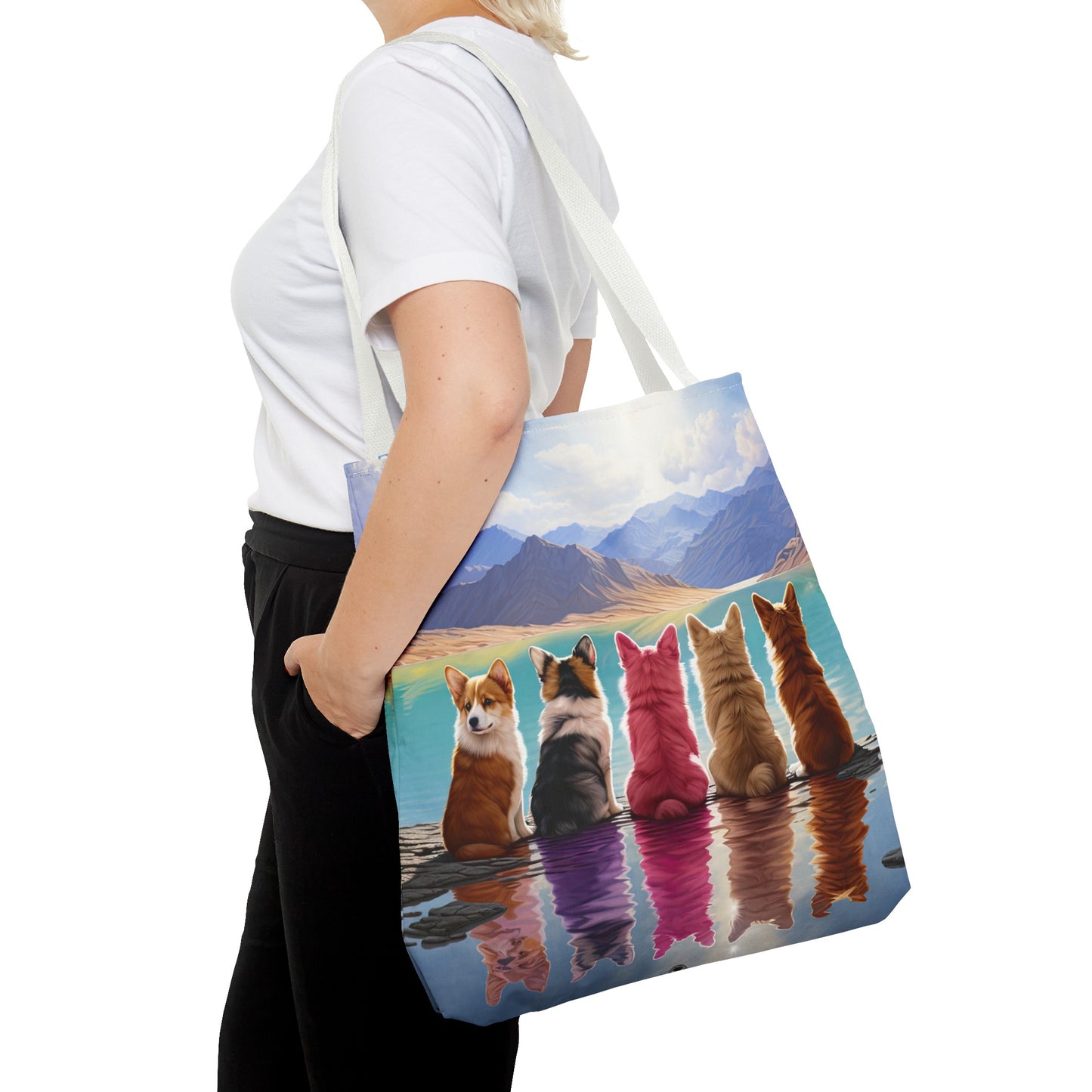 Corgi Lake - Tote Bag
