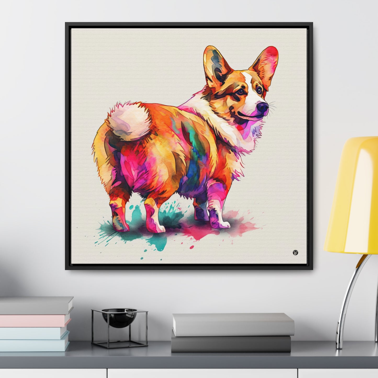 The Observer - Framed on Canvas