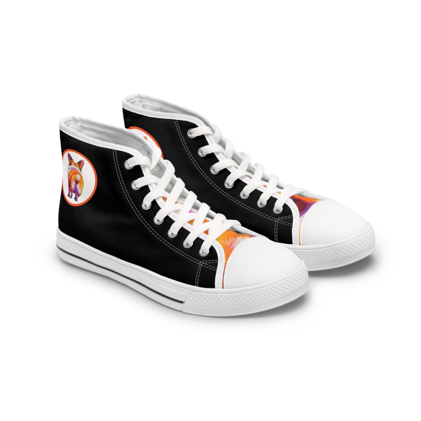 Corgi Butt - Women's High Top Sneakers