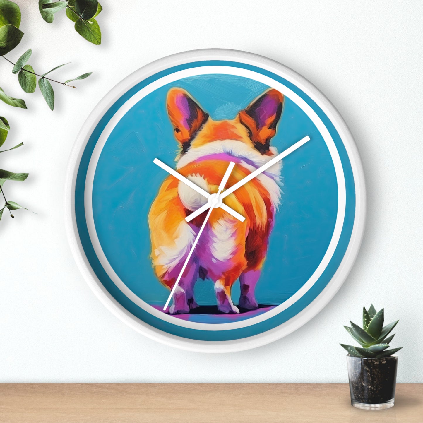 Corgi Butt - Wall Clock